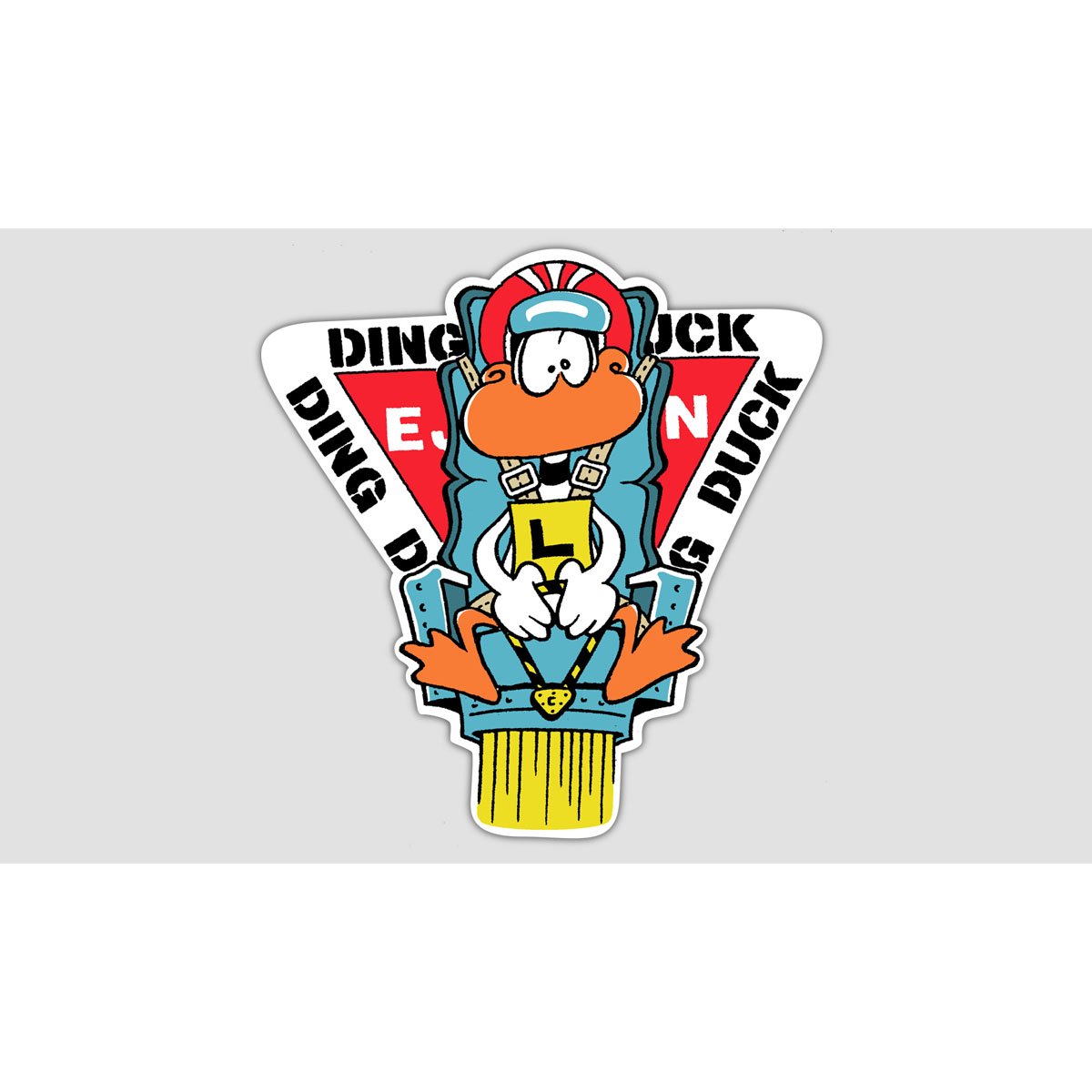 Mach5 Merchandising Ding Duck Sticker